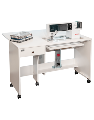 Horn Bernina cabinet couture et courtepointe Sewing & Quilting cabinet pour série 4-5-7 ( insert 25po ) blanc seulement