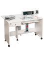 Horn Bernina cabinet couture et courtepointe Sewing & Quilting cabinet pour série 4-5-7 ( insert 25po ) blanc seulement