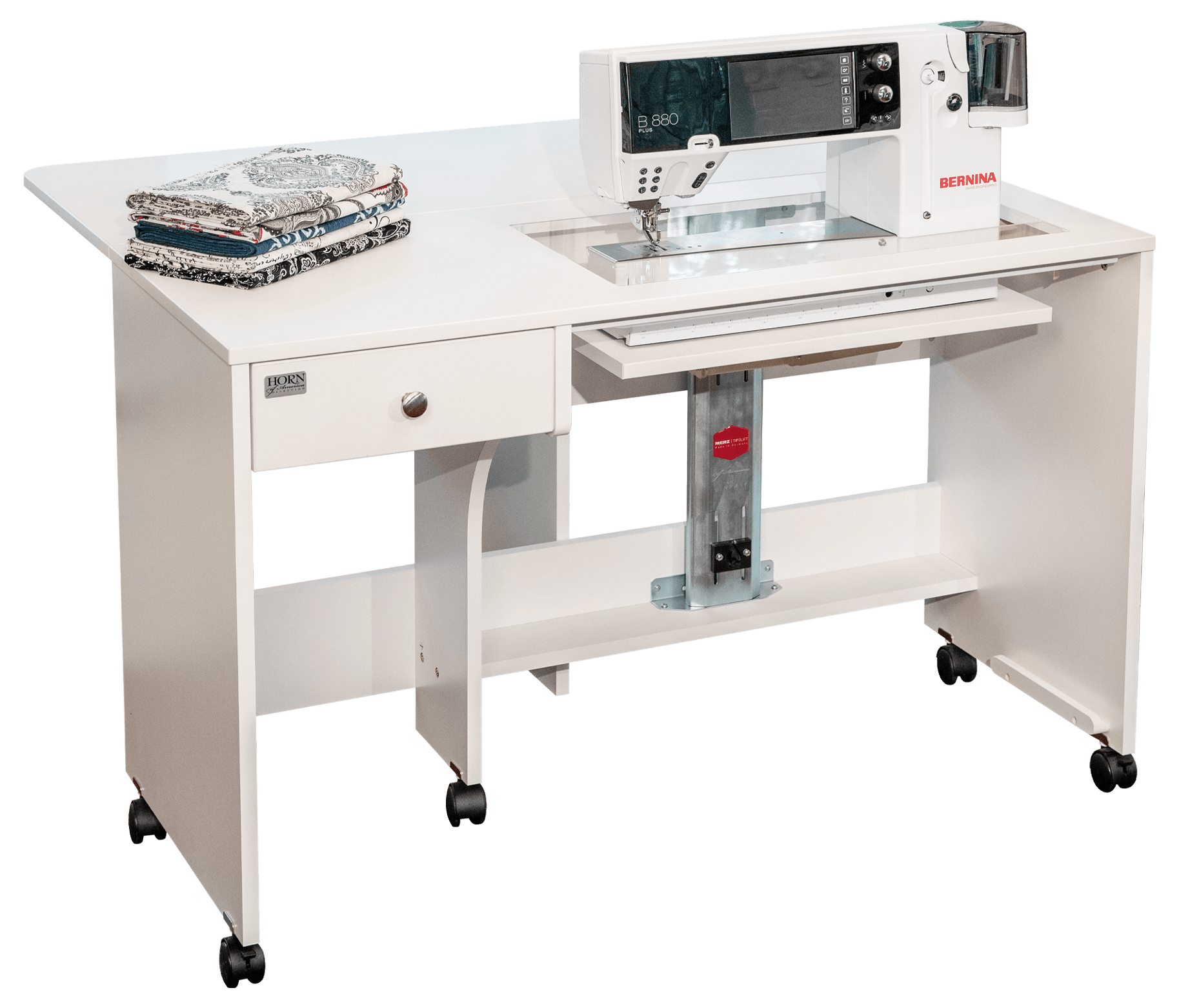 Bernina Bernina Sewing & Quilting cabinet fit 4-5-7 series ( insert 25'' ) white only