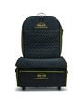 Baby Lock DISC Baby Lock Valise XL avec  valise pour module de broderie- Noir matelassé avec logo et composantes dorées