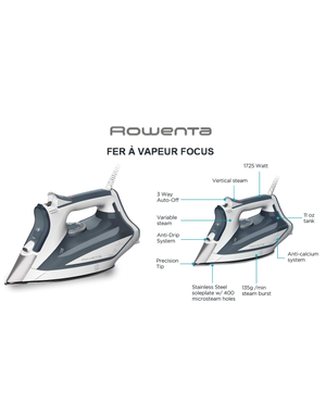 Rowenta DISC Rowenta fer à vapeur Focus