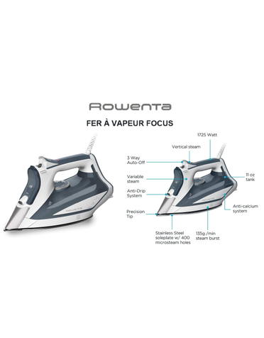 Rowenta DISC Rowenta fer à vapeur Focus