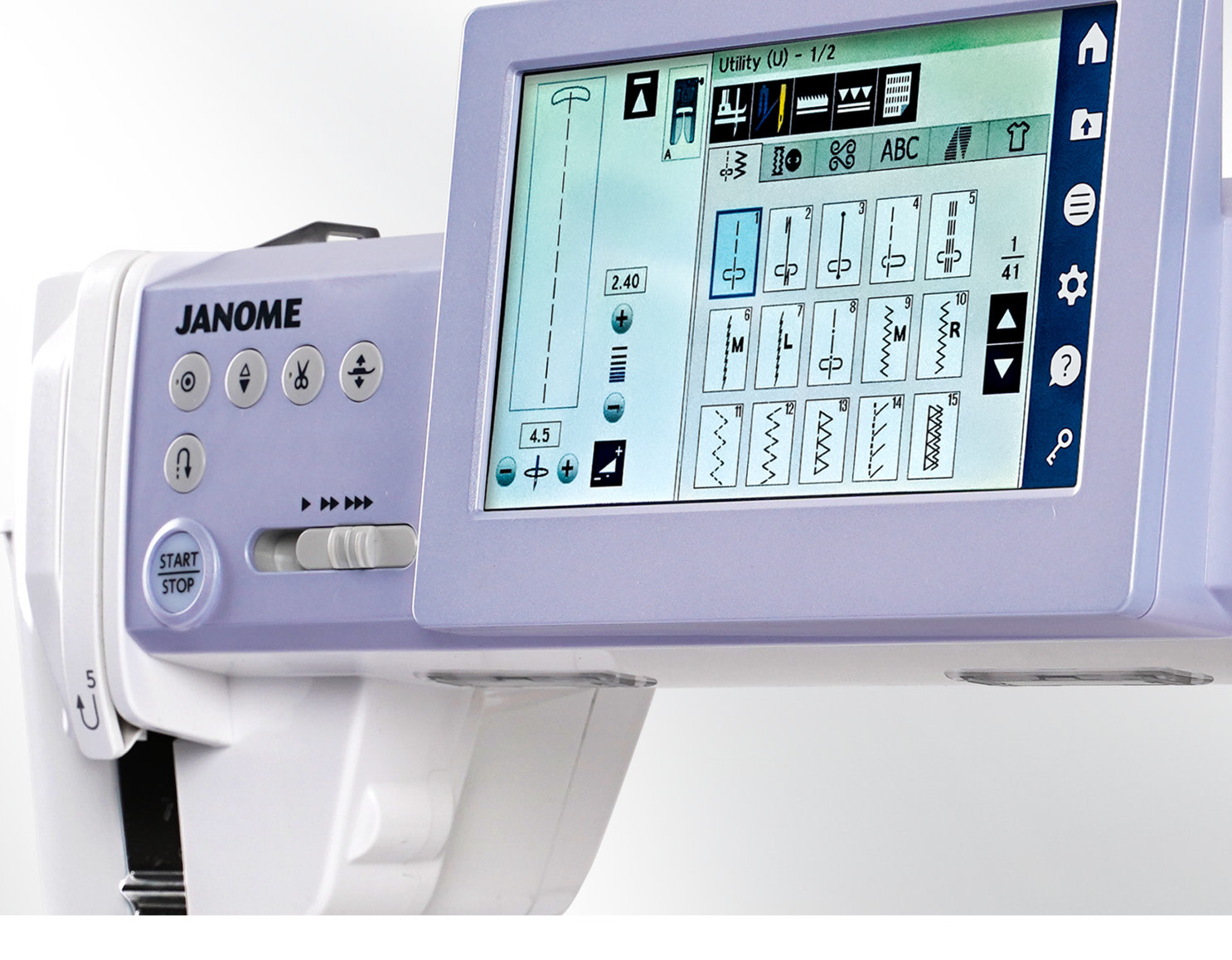 Janome DISC Janome couture Continental M6