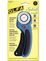 Olfa DISC OLFA RTY-2DX/PBL - Couteau rotatif à poignée ergonomique Deluxe de 45mm - bleu Pacific