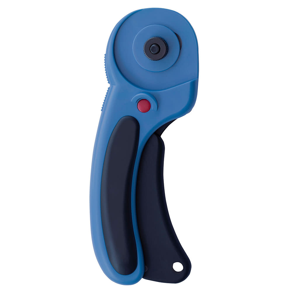 Olfa OLFA RTY-2DX/PBL - Deluxe Ergonomic Handle Rotary Cutter 45mm - Pacific Blue