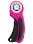 Olfa OLFA RTY-2DX/PBL - Couteau rotatif à poignée ergonomique Deluxe de 45mm - Magenta