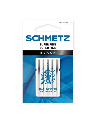 Schmetz SCHMETZ Black Super Fine Needle - 70/10