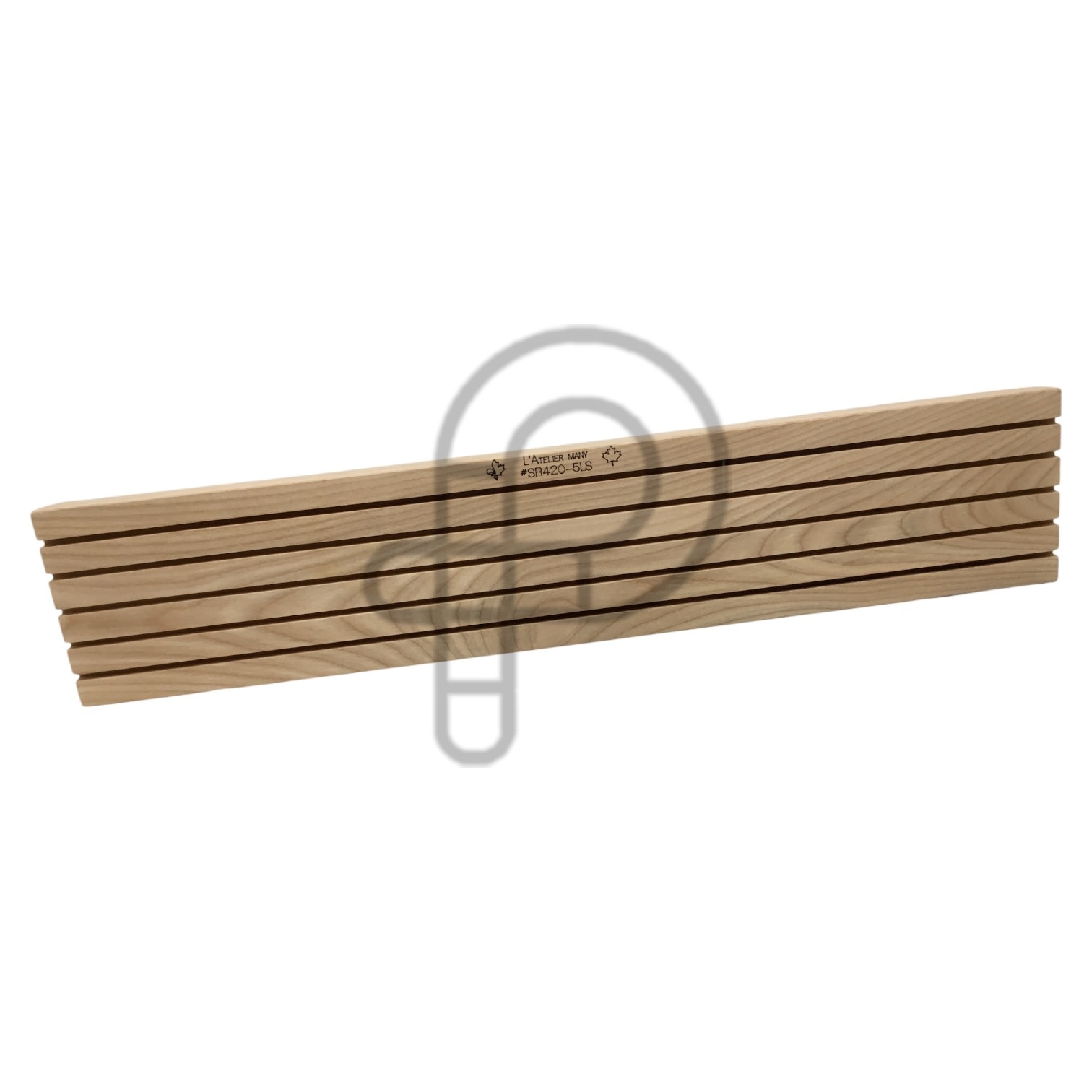 Wooden ruler rack 4'' x 20'' (for low shank ruler)