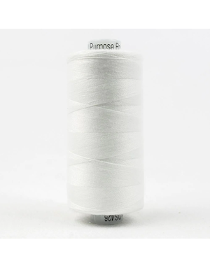WonderFil Designer Designer polyester 40wt thread white 1000m (1 spool)