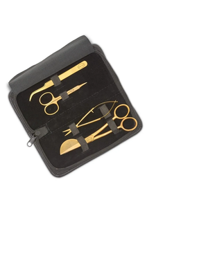 Baby Lock Baby Lock gold scissor set with embossed black pouch