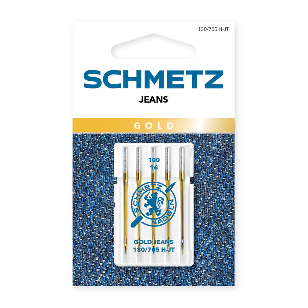 Schmetz SCHMETZ Aiguilles à jean doré - 100/16