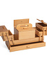 MILWARD MILWARD 3-Tier Cantilever Wooden Sewing Box - Pine Wood