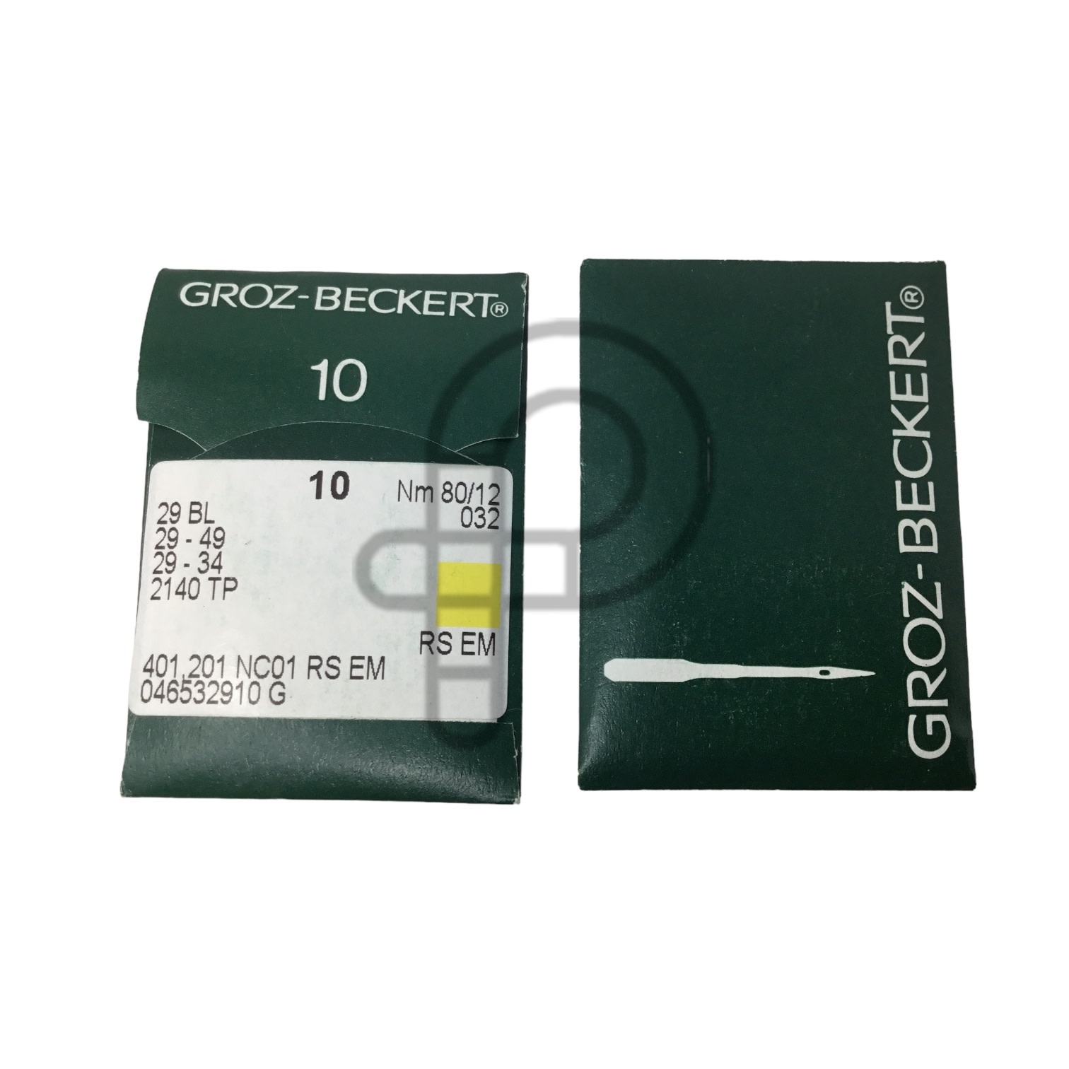 Groz - Beckert DISC Aiguilles Groz-Beckert 29BL, 29-34, 29-49, 2140TP grandeur 12 paquet de 10