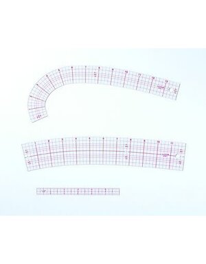 Clover Needlecraft Inc. Curve Ruler Set w/ mini ruler