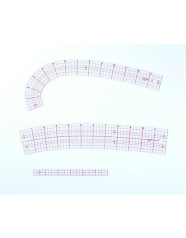 Clover Needlecraft Inc. Curve Ruler Set w/ mini ruler