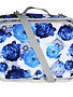 Vivace Fourre-tout d'accessoires d'artisanat VIVACE - floral bleu - 33 x 25 x 13cm (13″ x 10″ x 5″)