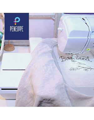 Pénélope Introduction to embroidery with an embroidery machine