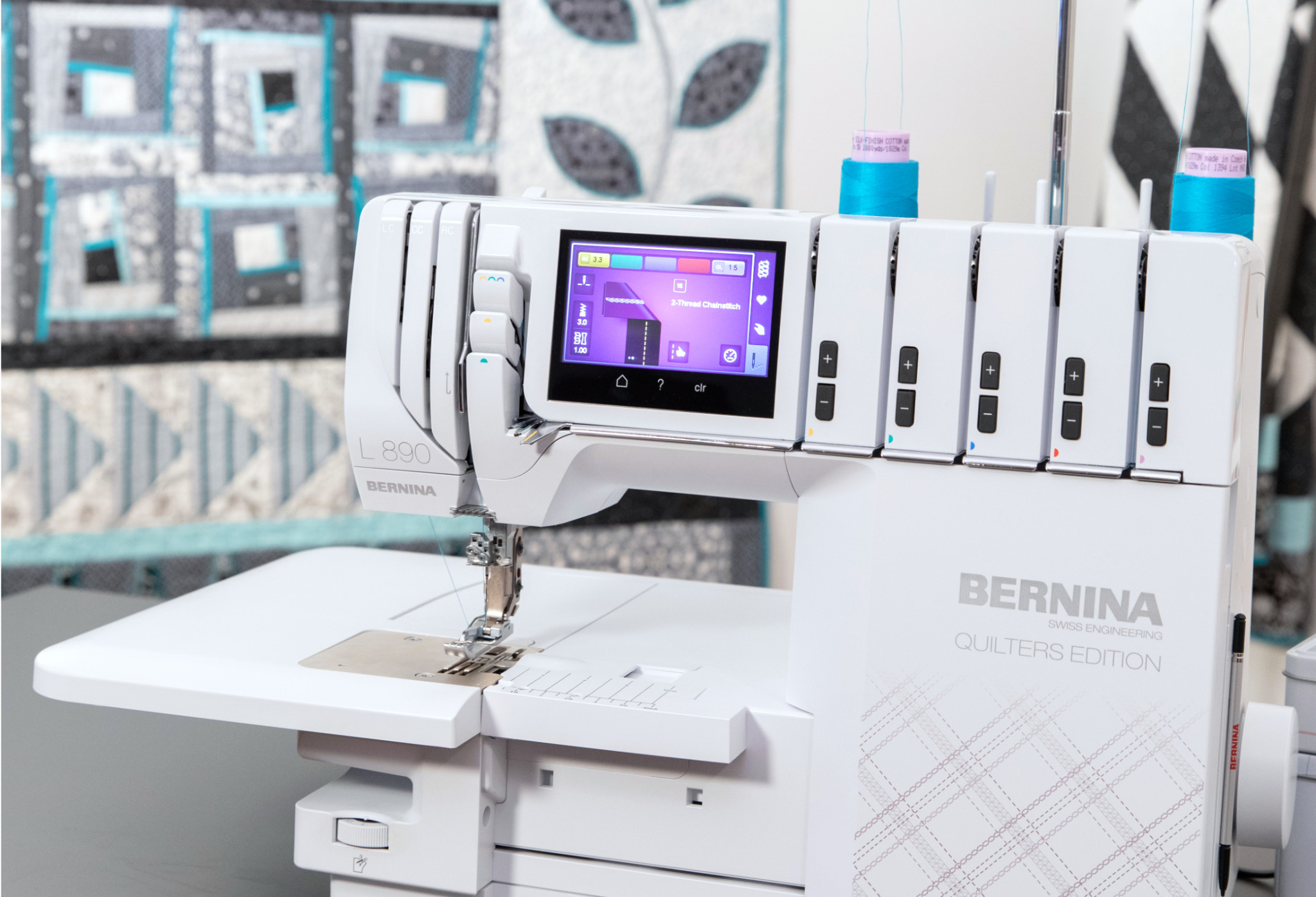 Bernina DISC Bernina Surjet et Recouvrement L890 Édition courtepointe