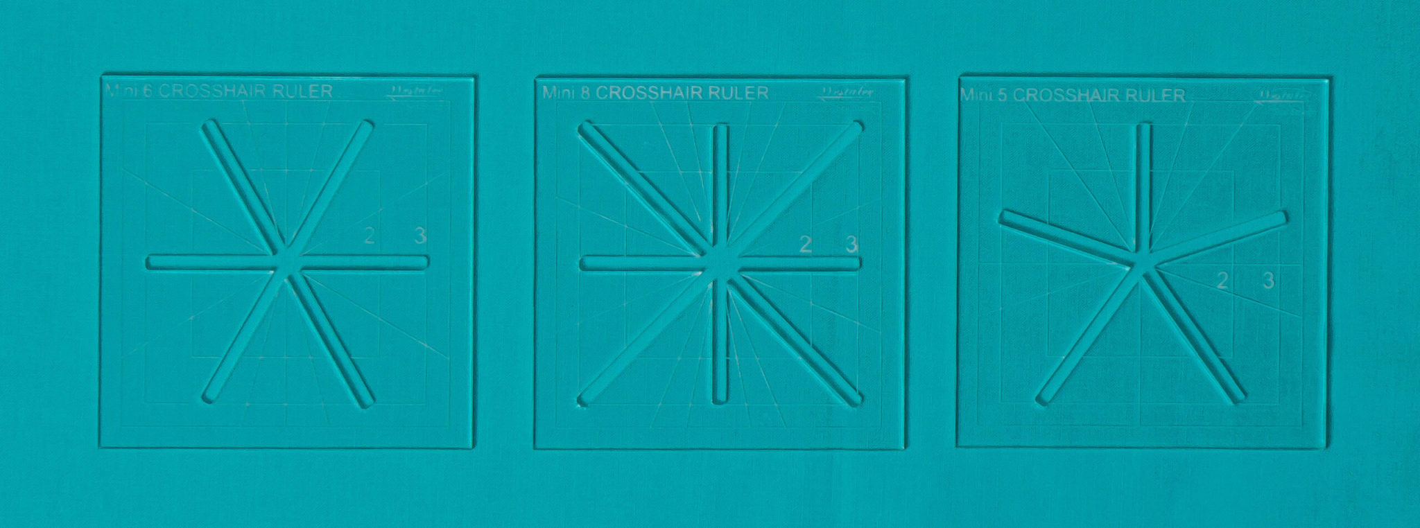Westalee Mini crosshair ruler pk of 3