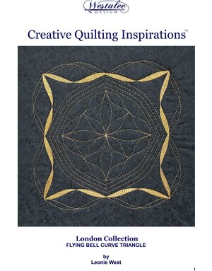 Westalee Westalee livre Creative Quilting Flying Bell Curve Inspirations (Anglais)