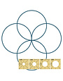 Westalee Westalee simple circles ruler