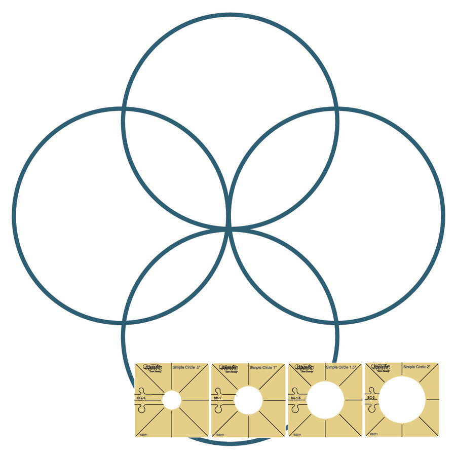 Westalee Westalee simple circles ruler