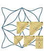 Westalee Westalee flying bell curve triangle ruler