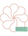 Westalee Westalee spin-e-fex feather #8 ruler