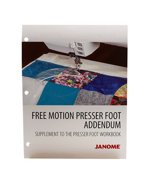 Janome Janome workbook presser foot Workbook - free motion quilting addendum (anglais)