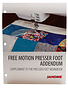 Janome Janome workbook presser foot Workbook - free motion quilting addendum