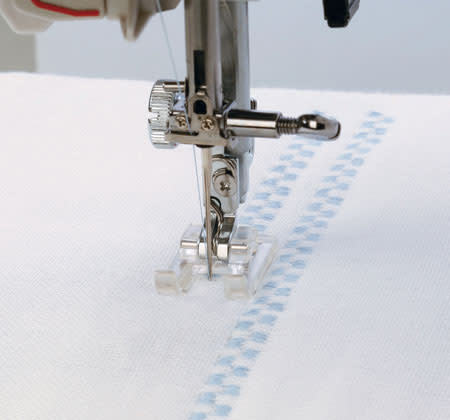 Janome Janome foot satin open toe 9 mm