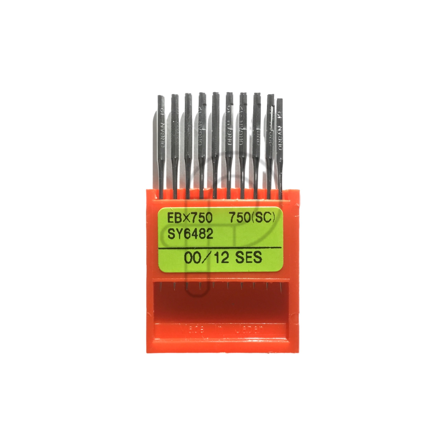 Organ Industrial needle EBX750 size12 SES, pkg 10