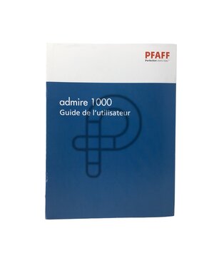 Pfaff French manual pfaff admire 1000