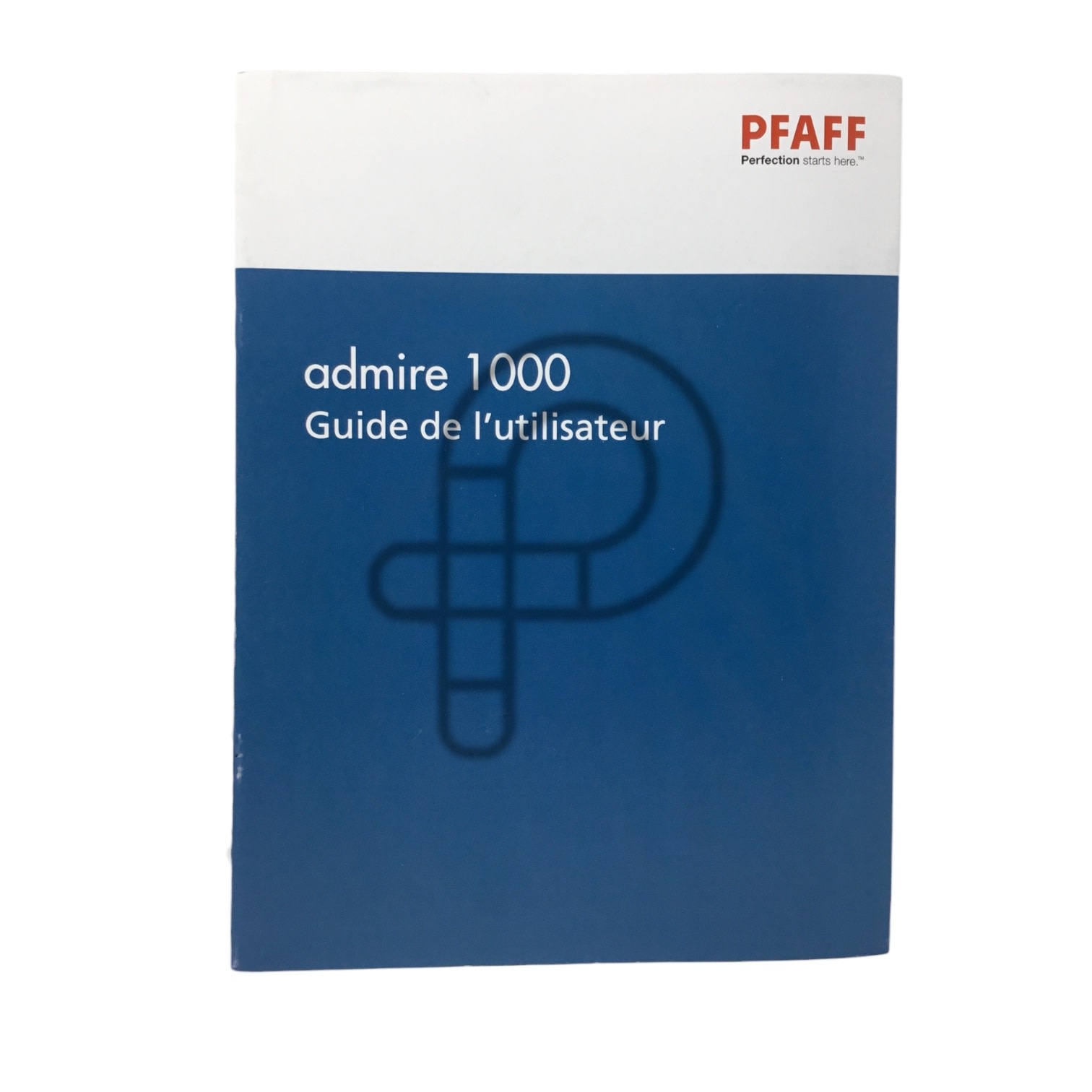 Pfaff French manual pfaff admire 1000