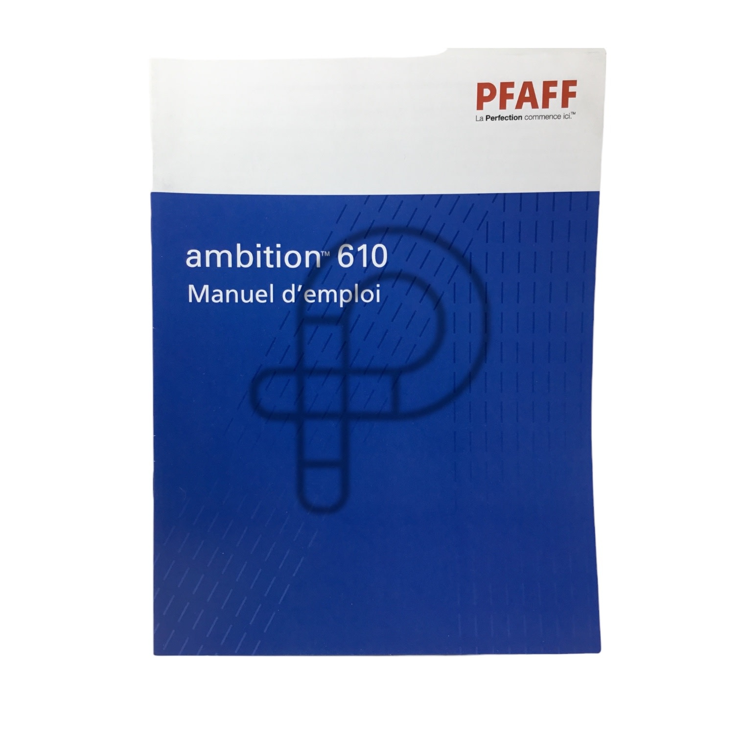 Pfaff French manual pfaff ambition 610
