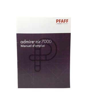 Pfaff French manual pfaff admire air 7000