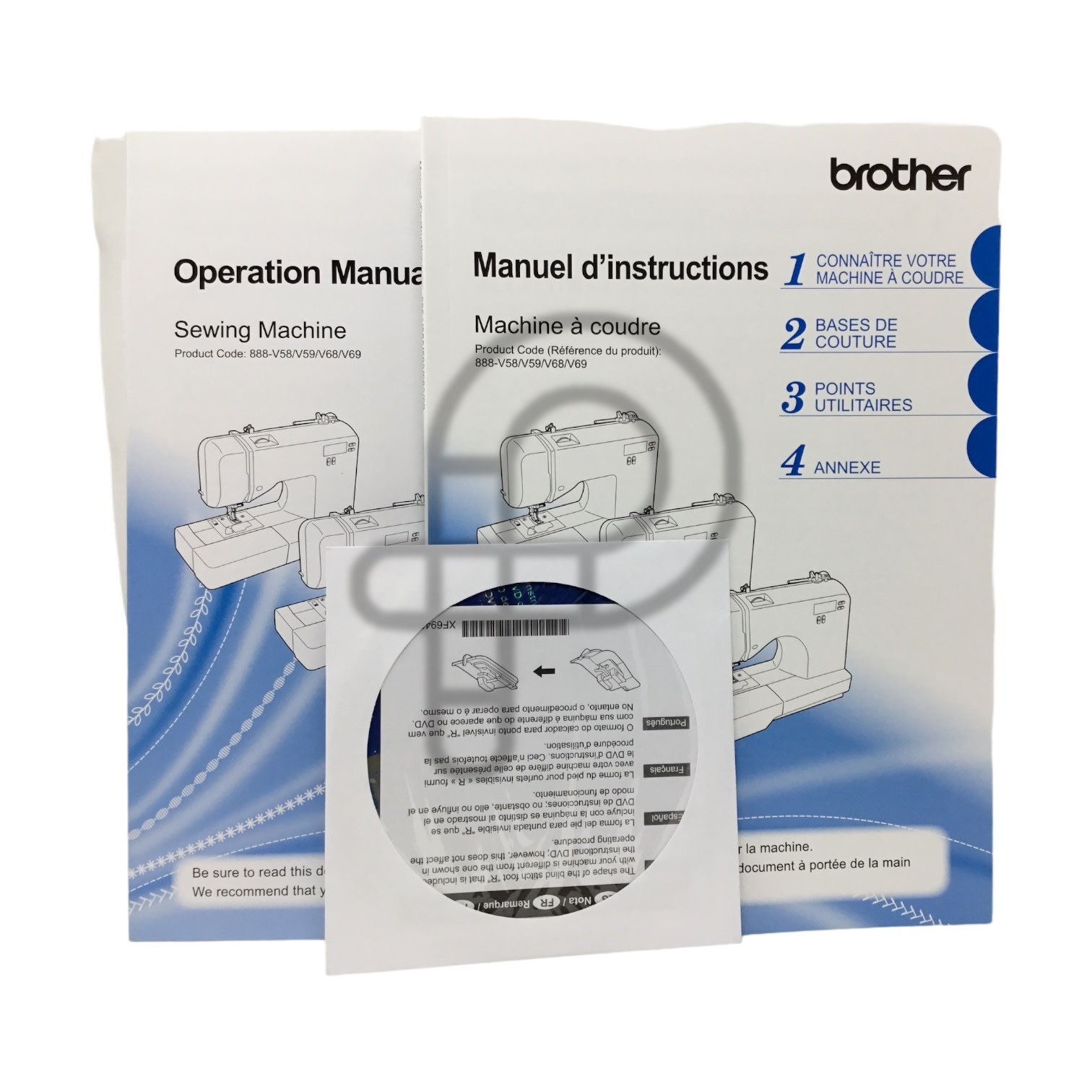 Brother French manual/english brother sq9130