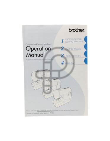 Brother English manual brother sc9500-5500t-xr6060