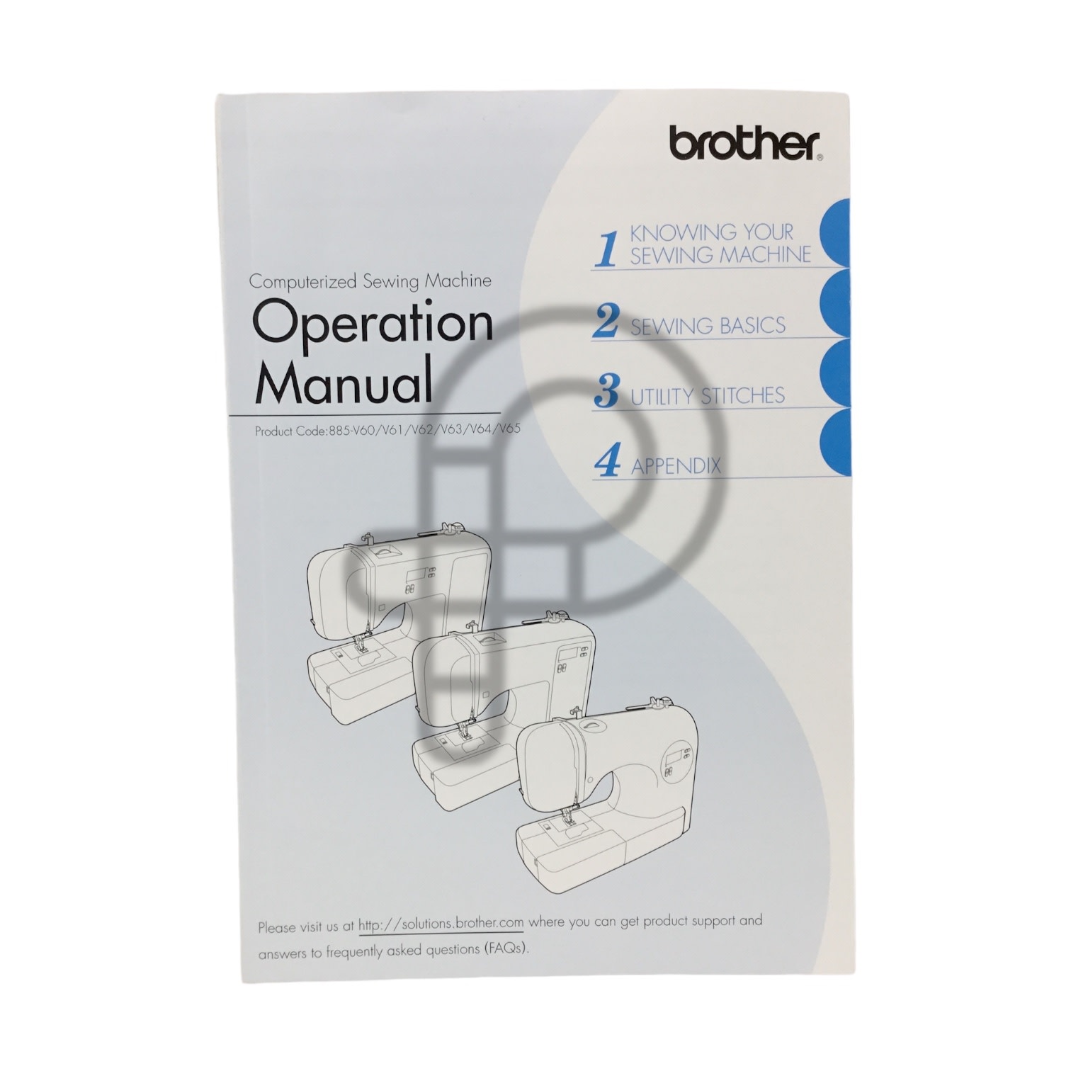 Brother English manual brother sc9500-5500t-xr6060