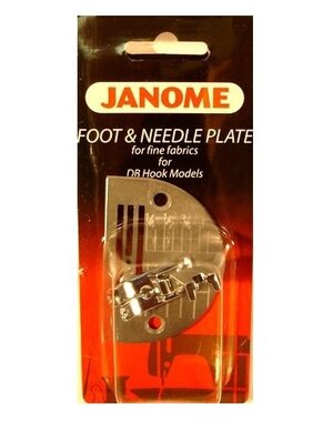 Janome Janome plaque et pied point droit pour 1600P