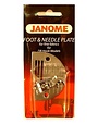 Janome Janome straight stitch foot with SS plate - 1600P