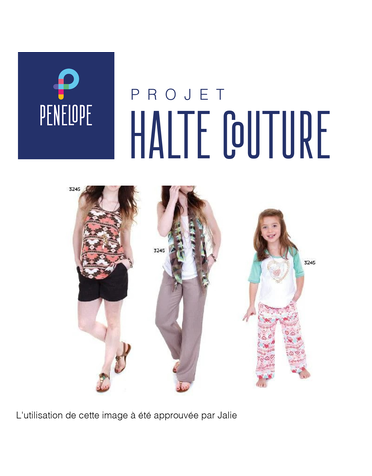 Pénélope Halte Pantalon/short (Jalie 3243)