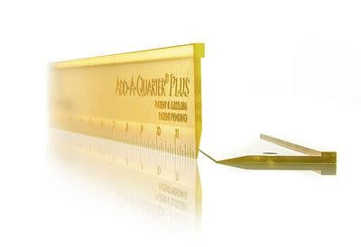CM Designs Add-A-Quarter PLUS 6in Ruler