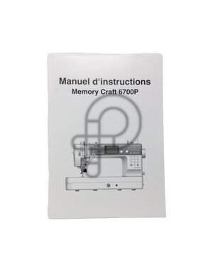 Janome French manual janome mc6700p