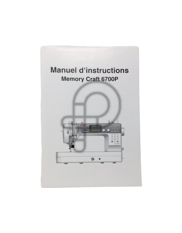 Janome French manual janome mc6700p
