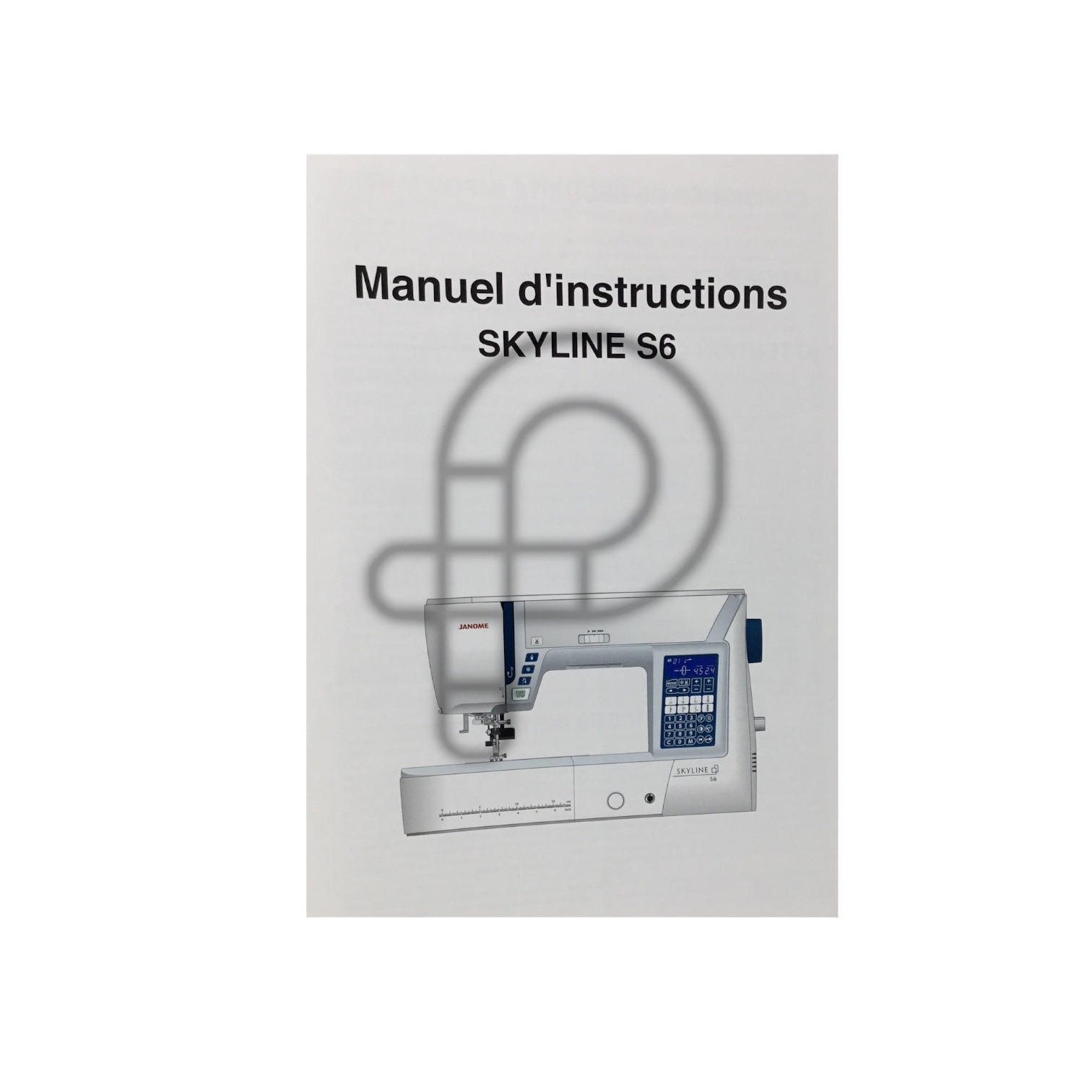 Janome French manual janome skyline s6