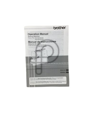 Brother English manual/spanish brother h537st / st371hd
