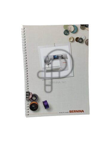 Bernina French manual bernina 740