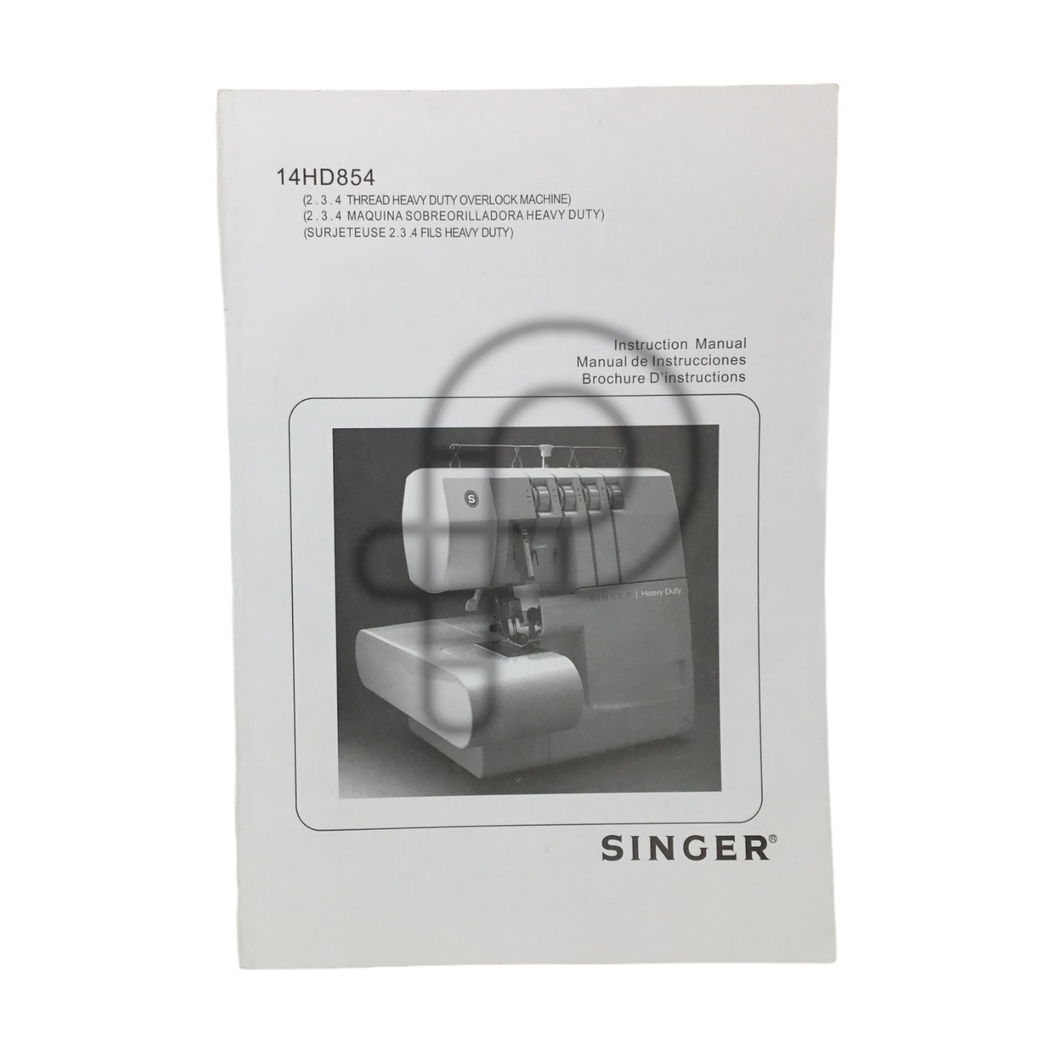 Singer Manuel français Singer 14HD854