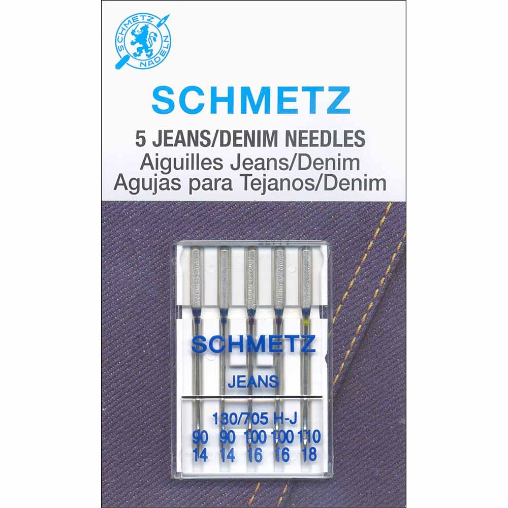 Schmetz SCHMETZ #1836 Denim Needles Carded - Assorted - 5 count